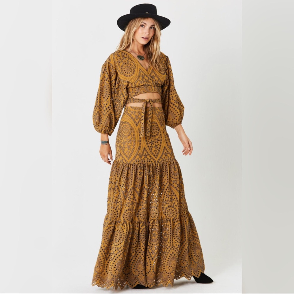 NWT JPB Mariachi Calypso Maxi Skirt